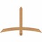 Ekena Millwork Bellingham Timber Gable Bracket, Western Red Cedar, 48"W x 30"H x 1 1/2"D x 3 1/2"F, 15/12 Pitch GBW048X30X0204BEL00SWR - alternate 1